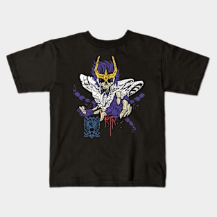 Skeleton Cancer Deathmask Anime Fanart Kids T-Shirt